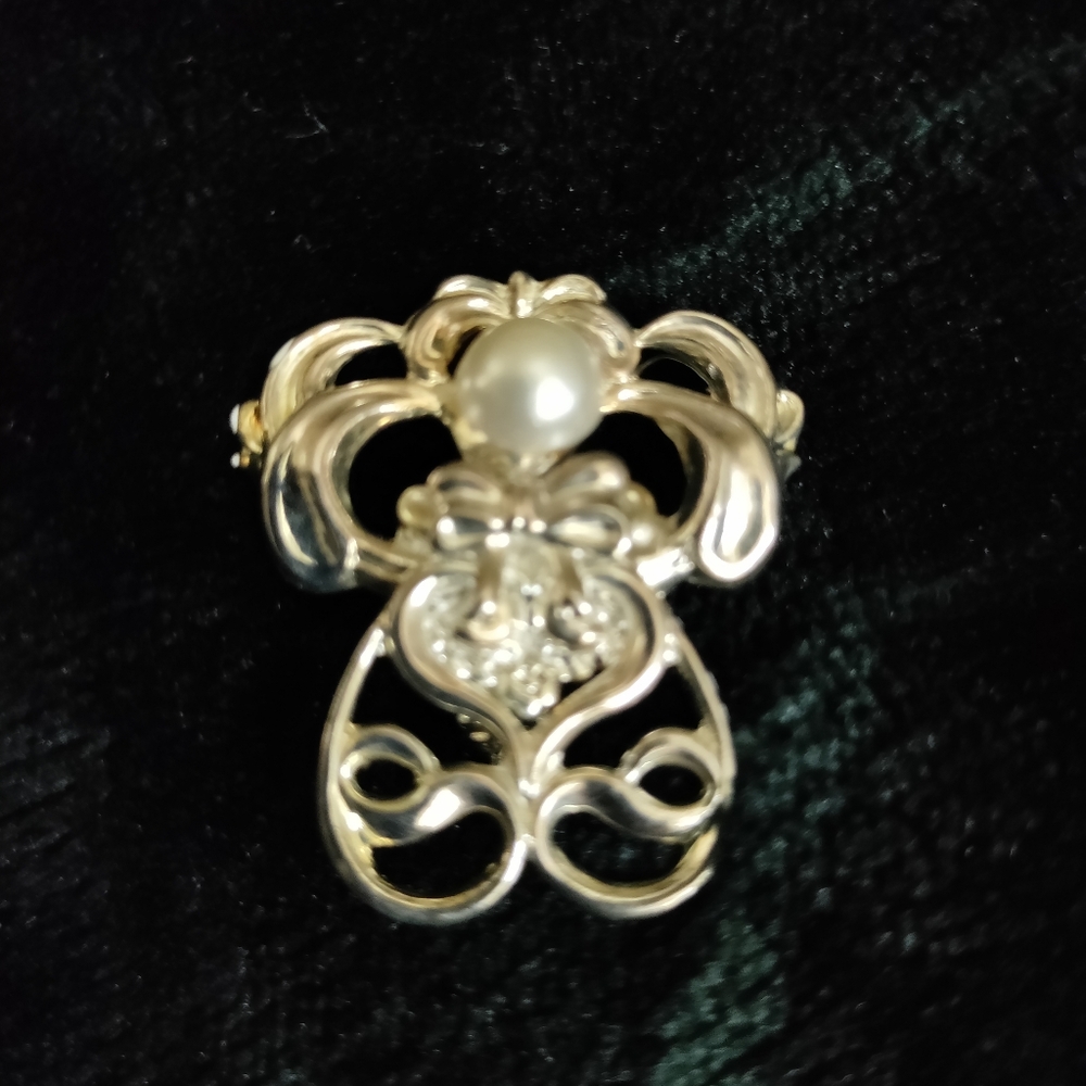 Vtg Signed Jane Davis Angel Brooch-cira 1998 - Picture 6 of 8